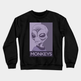 DAH - Monkeys by Leinad's Mind Crewneck Sweatshirt